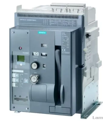 ACB 3WT8101-5AA00-0AA2 1000A 66kA at 500V fixed-mounted circuit breaker 3-pole